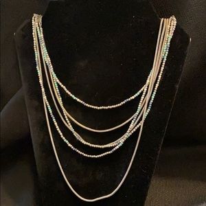 Premier Designs Long Faux Turquoise Necklace
